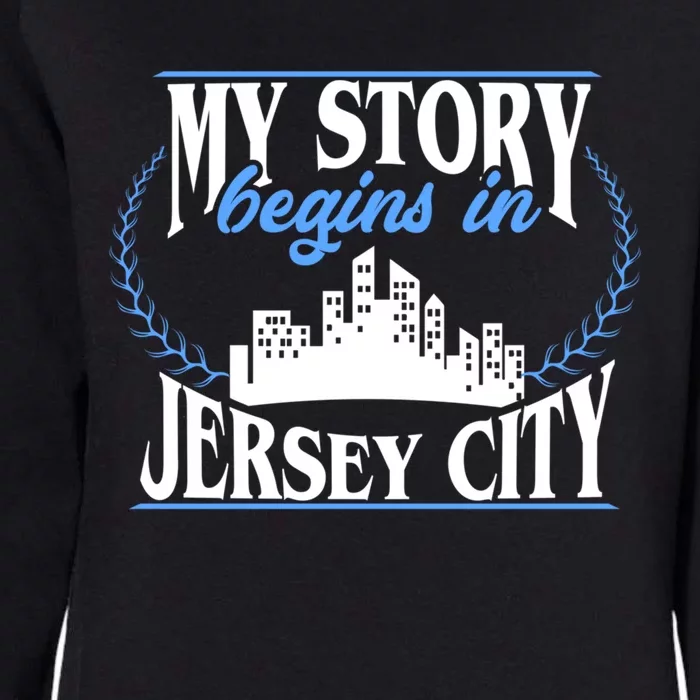 Jersey City Gift Born In Jersey City Gift Womens California Wash Sweatshirt