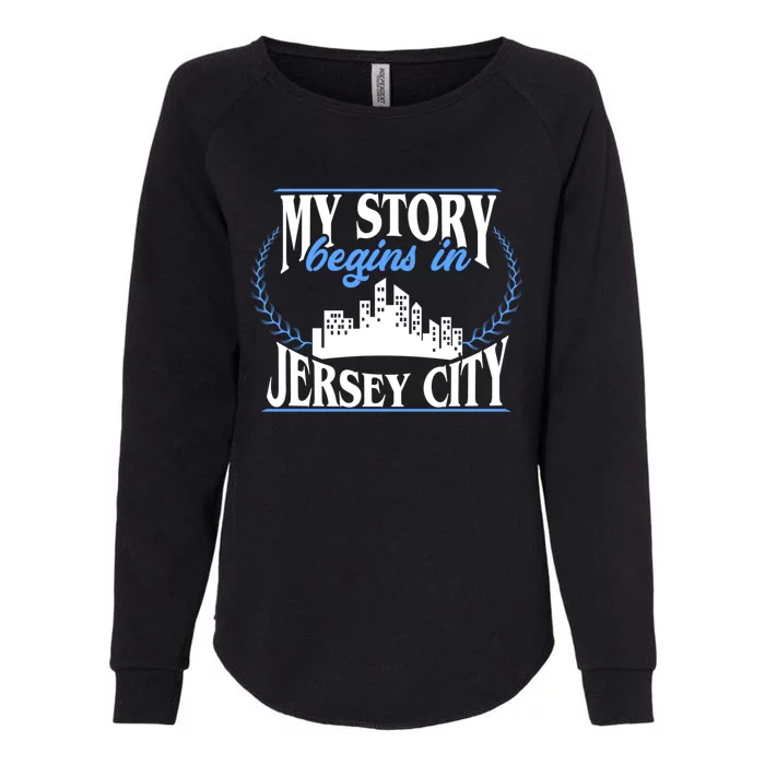 Jersey City Gift Born In Jersey City Gift Womens California Wash Sweatshirt