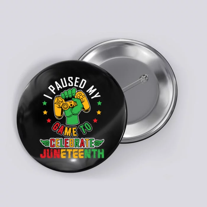 Juneteenth Celebration Graphic Button