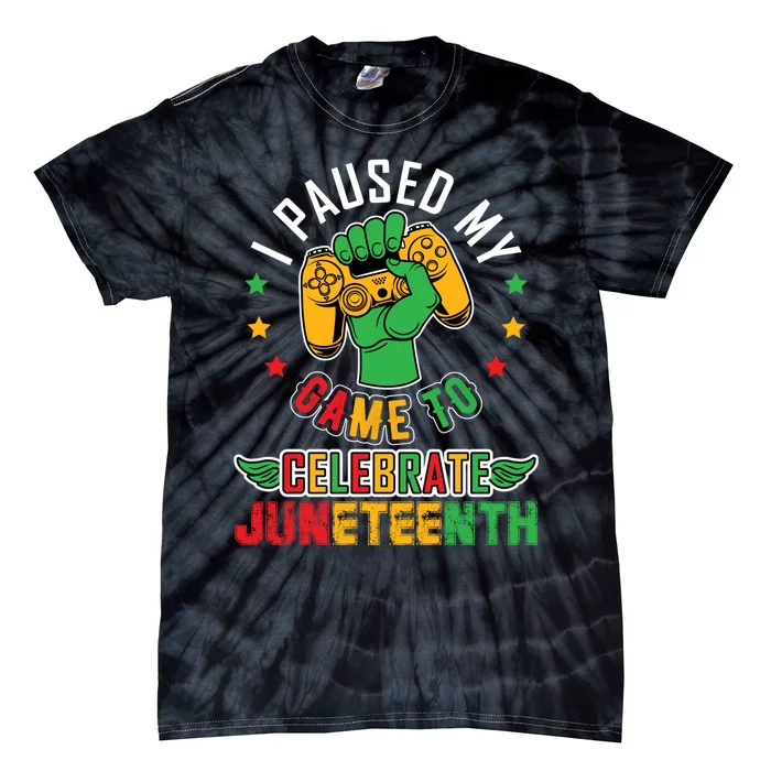 Juneteenth Celebration Graphic Tie-Dye T-Shirt