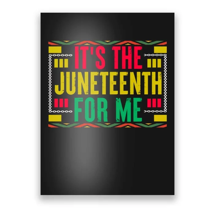 Juneteenth Celebration Graphic Poster