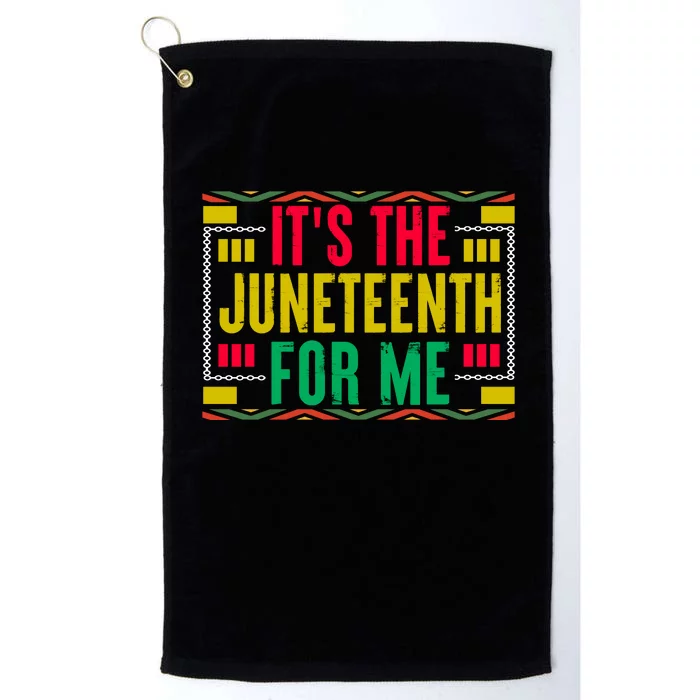 Juneteenth Celebration Graphic Platinum Collection Golf Towel