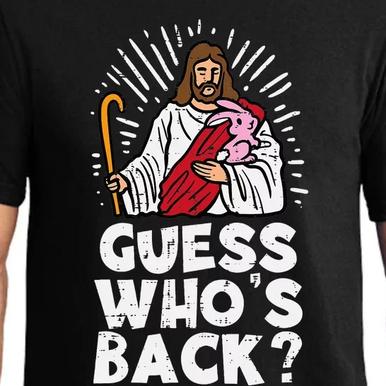 Jesus Christian Guess Who's Back Happy Easter Pajama Set