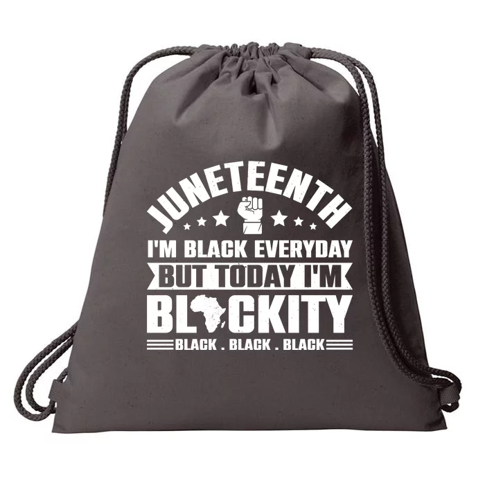 Juneteenth Celebration Graphic Drawstring Bag