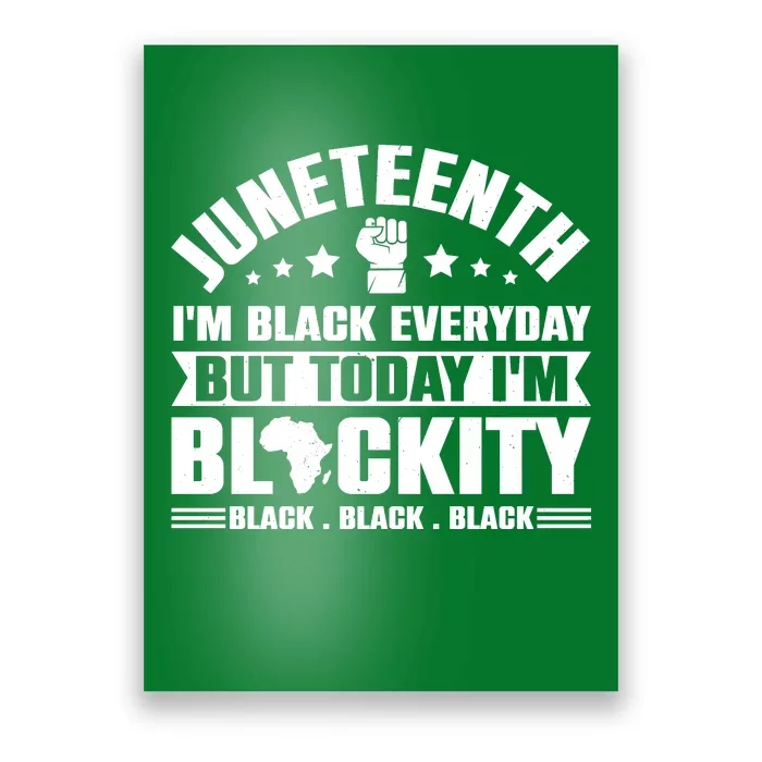 Juneteenth Celebration Graphic Poster