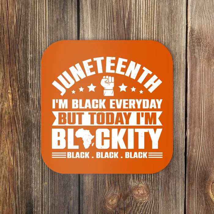 Juneteenth Celebration Graphic Coaster