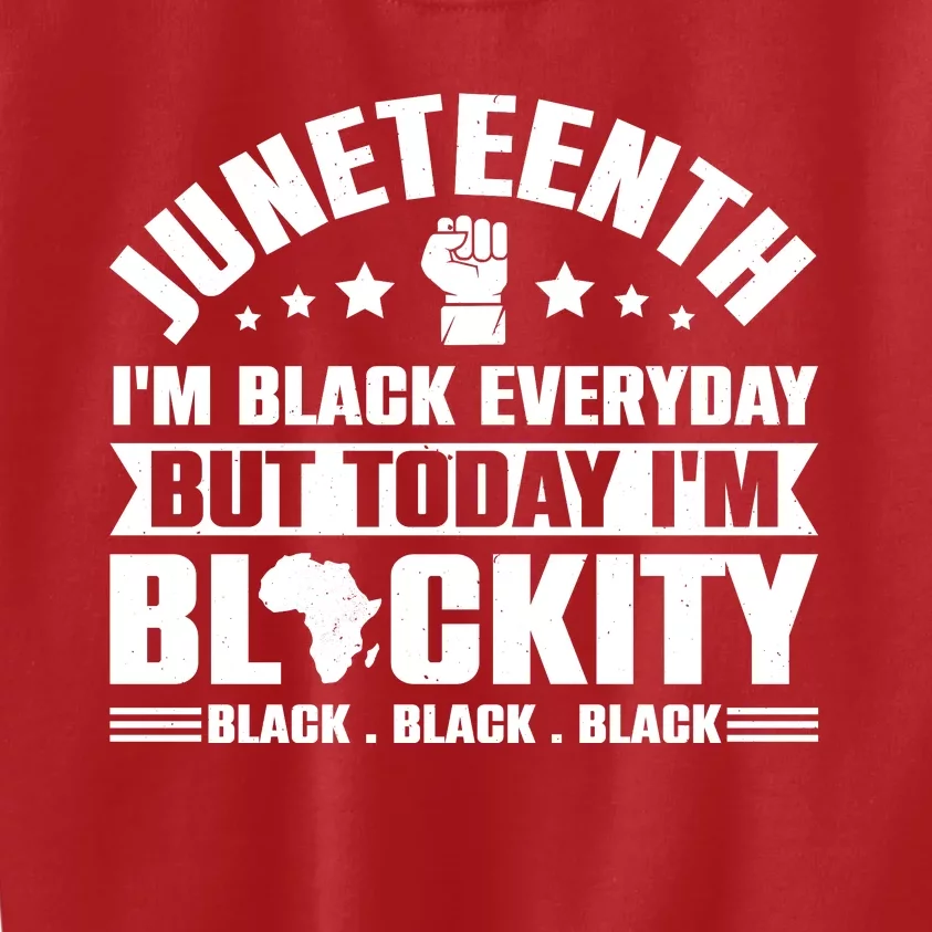 Juneteenth Celebration Graphic Kids Sweatshirt