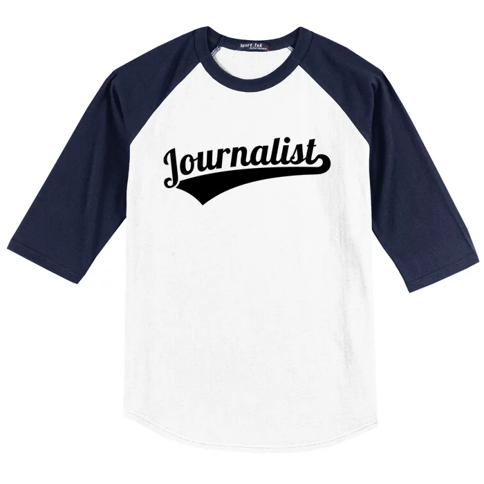 Journalist Cute Gift Baseball Sleeve Shirt