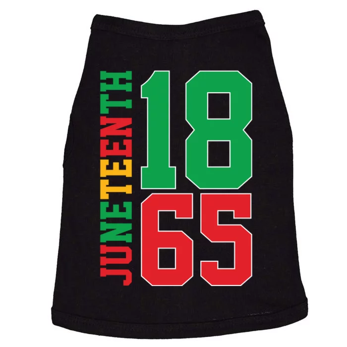 Juneteenth Celebration Graphic Doggie Tank