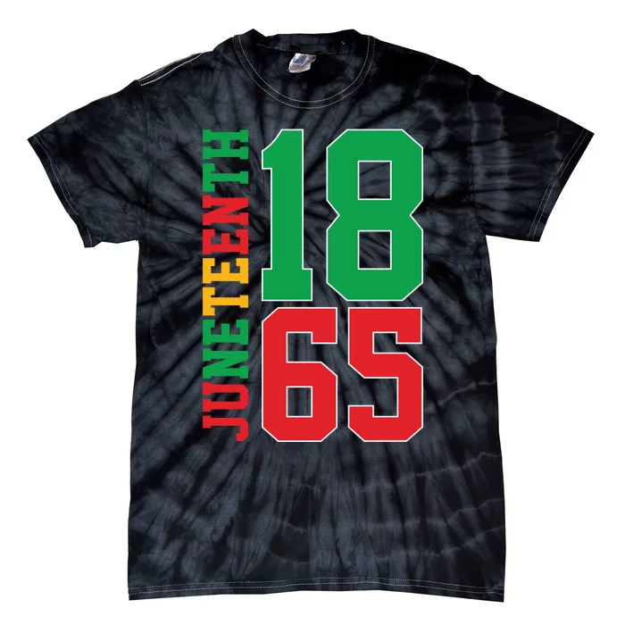 Juneteenth Celebration Graphic Tie-Dye T-Shirt