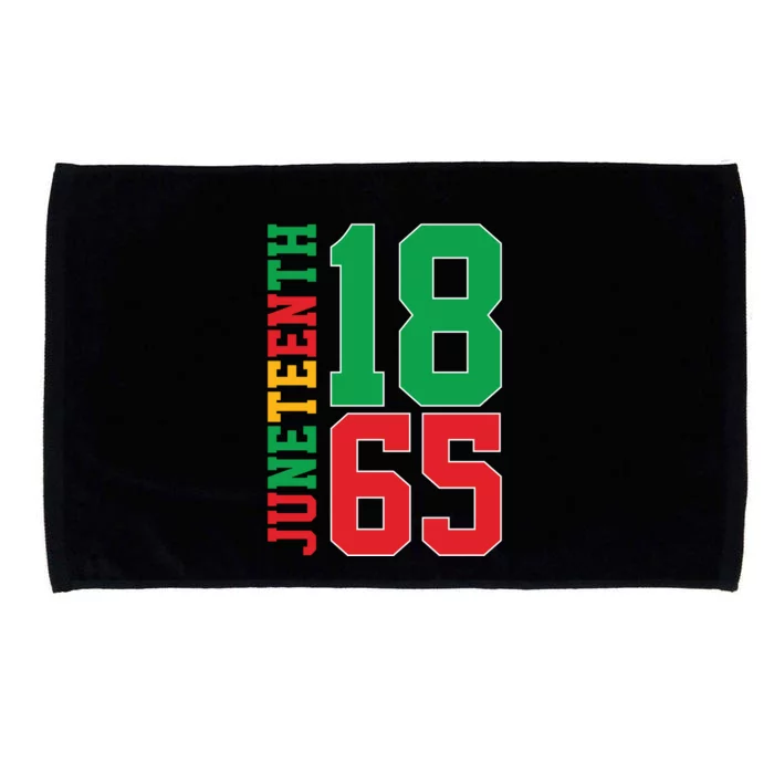 Juneteenth Celebration Graphic Microfiber Hand Towel