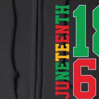 Juneteenth Celebration Graphic Full Zip Hoodie