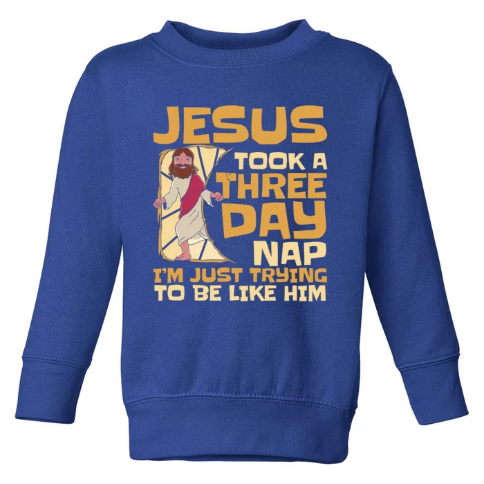 Jesus Christ God Lord Gift Toddler Sweatshirt