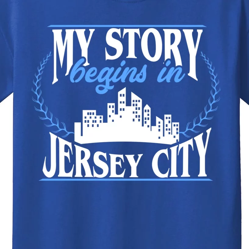 Jersey City Gift Born In Jersey City Gift Kids T-Shirt