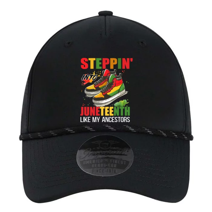 Junenth Cool Gift Stepping Into Junenth Like My Ancestors Funny Gift Performance The Dyno Cap