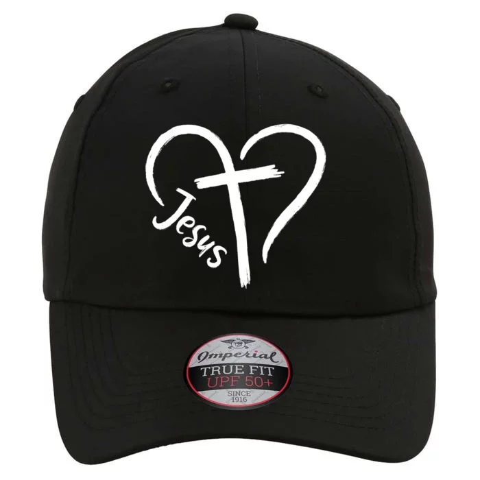 Jesus Cross Heart The Original Performance Cap