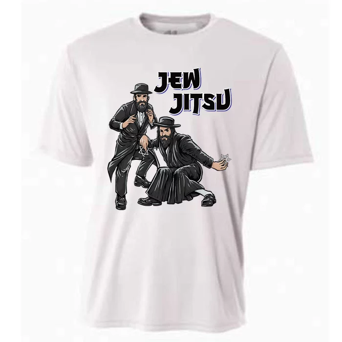 Jewish Costume Hanukkah Clothing Rabbi Horah Dance Jew Jitsu Cooling Performance Crew T-Shirt