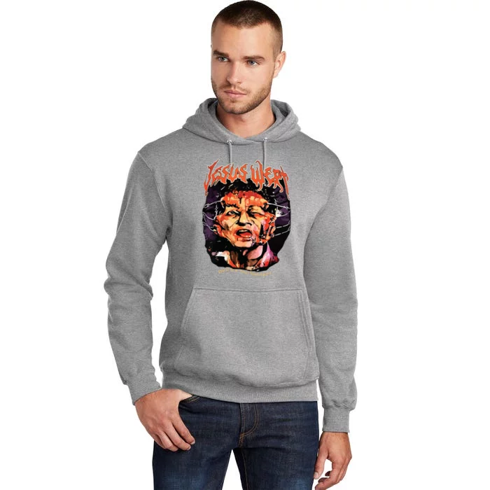 Jesuswept Creepy Horror Halloween Tall Hoodie