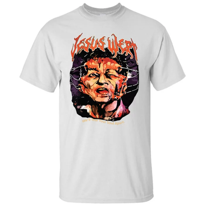 Jesuswept Creepy Horror Halloween Tall T-Shirt