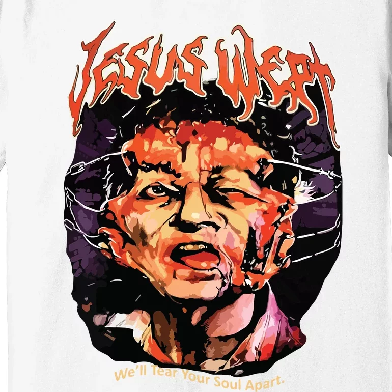 Jesuswept Creepy Horror Halloween Premium T-Shirt