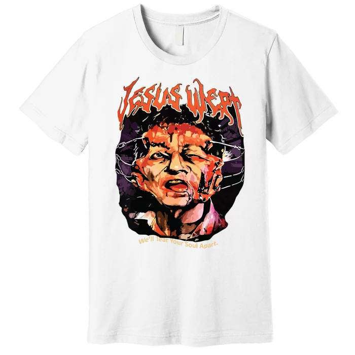 Jesuswept Creepy Horror Halloween Premium T-Shirt