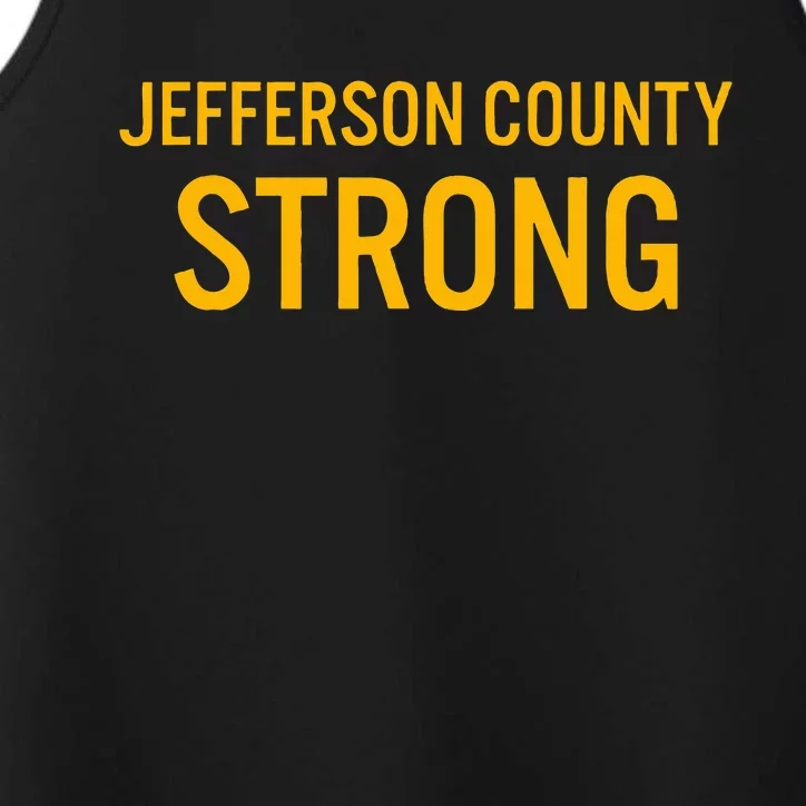 Jefferson County High School Strong Performance Tank