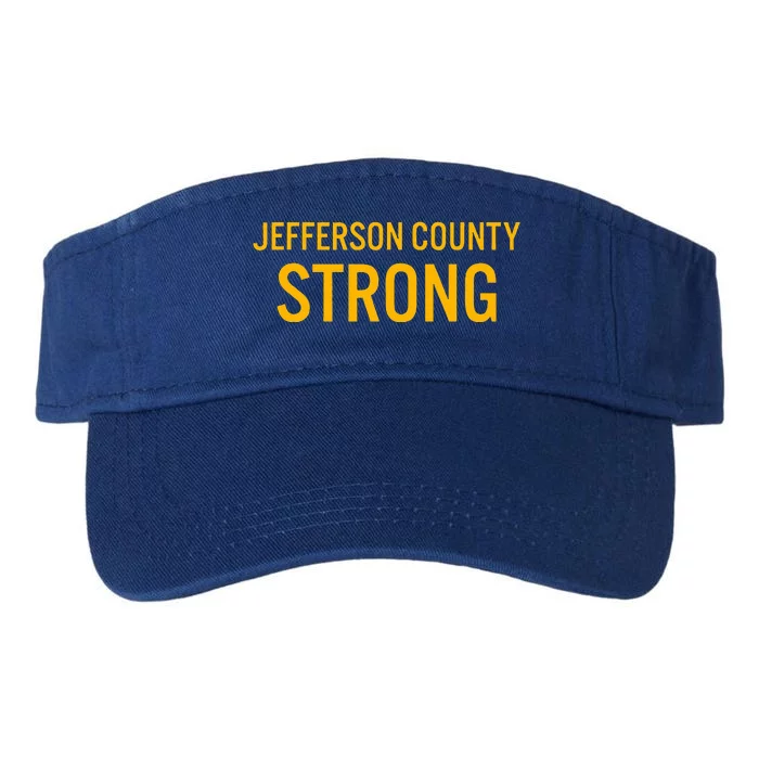 Jefferson County High School Strong Valucap Bio-Washed Visor