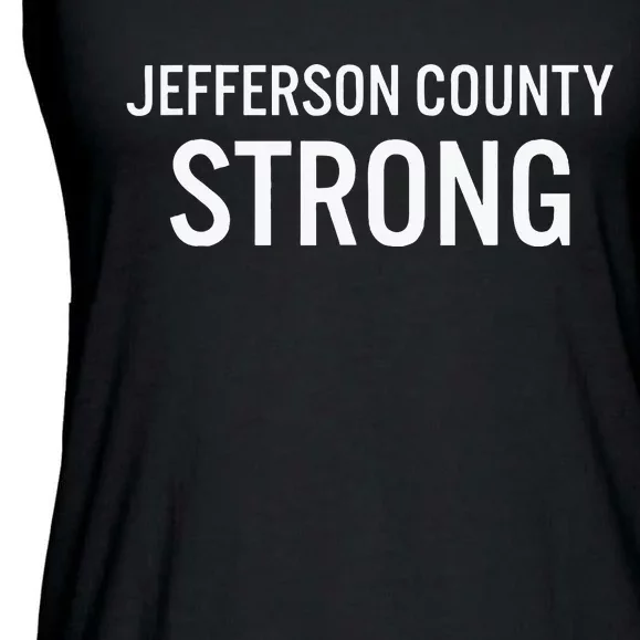 Jefferson County High School Strong Ladies Essential Flowy Tank