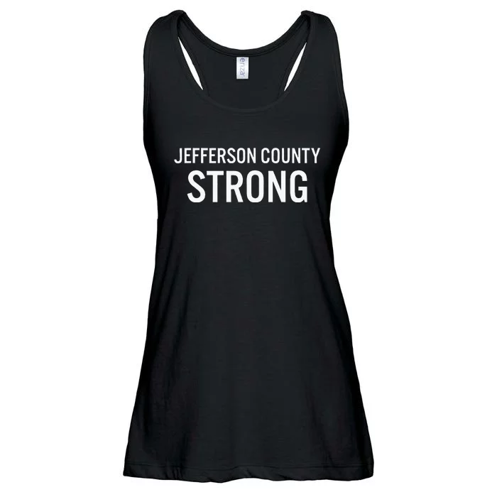 Jefferson County High School Strong Ladies Essential Flowy Tank