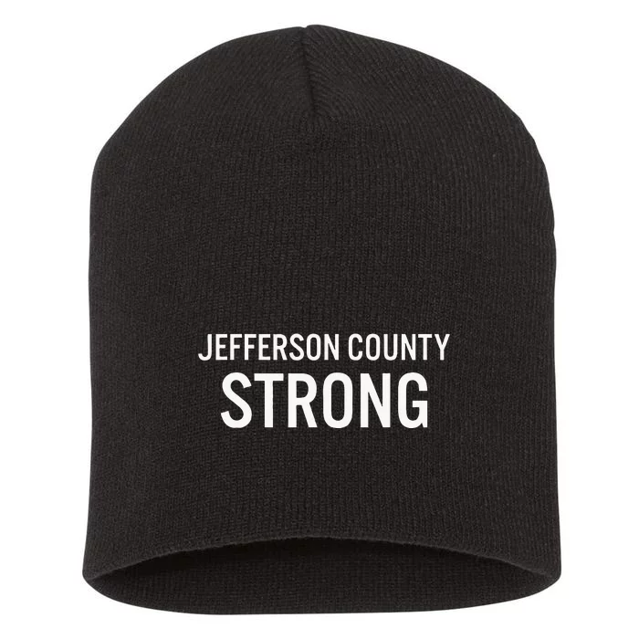 Jefferson County High School Strong Short Acrylic Beanie