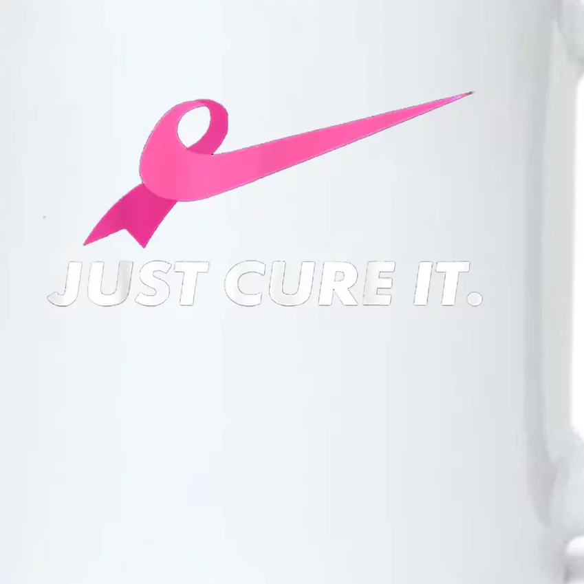 Just Cure It Breast Cancer Awareness Black Color Changing Mug