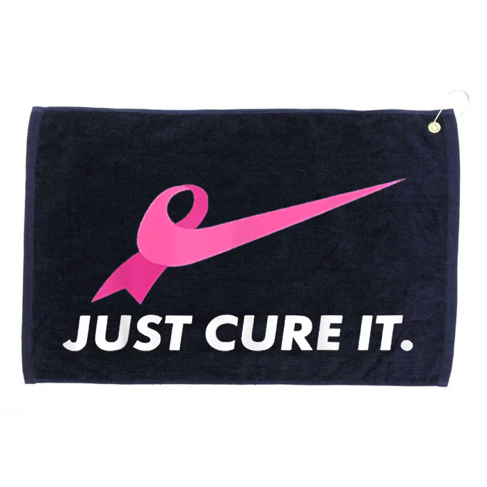 Just Cure It Breast Cancer Awareness Grommeted Golf Towel