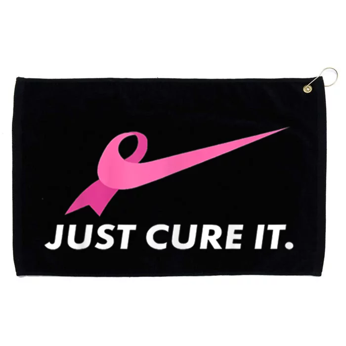 Just Cure It Breast Cancer Awareness Grommeted Golf Towel