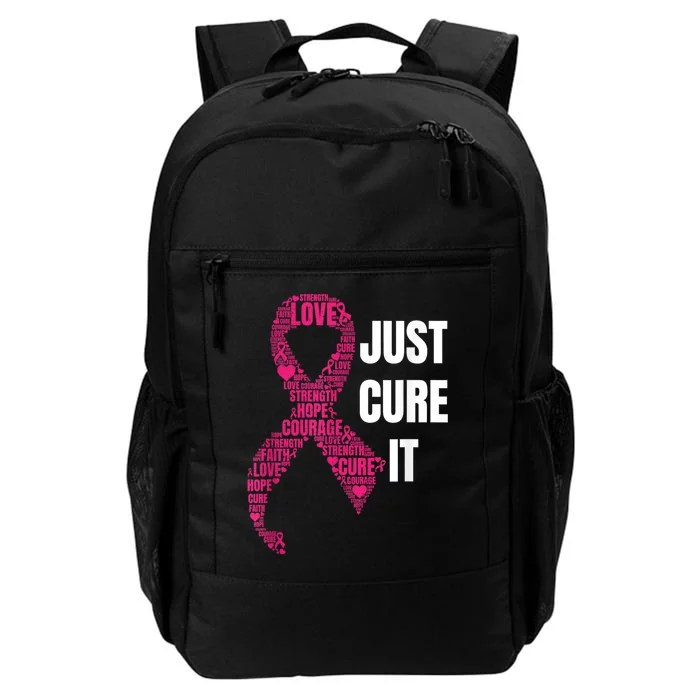 Just Cure It Breast Cancer Awareness Daily Commute Backpack