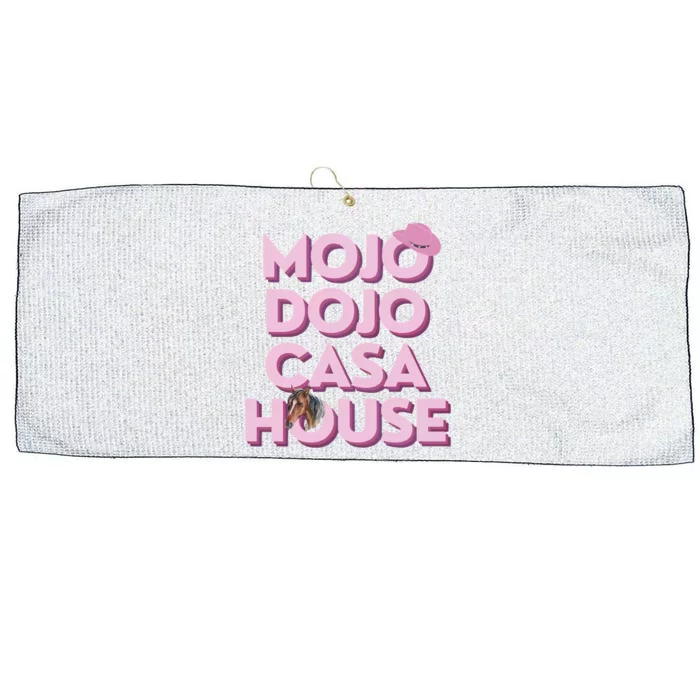 Just Chilling In My Mojo Dojo Casa House Ken Large Microfiber Waffle Golf Towel