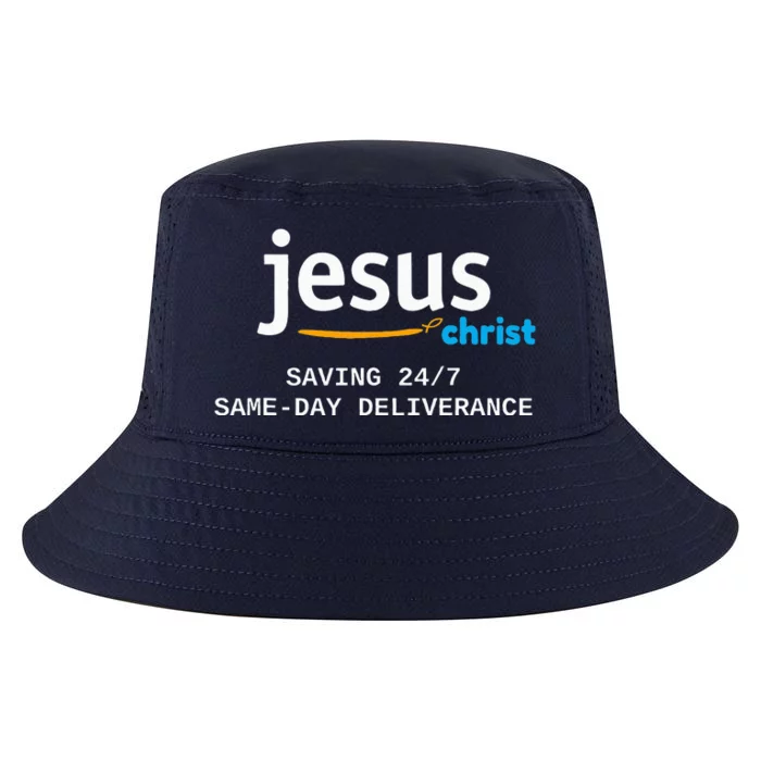 Jesus Christ Is Saving 247 Deliverance The Same Day Cool Comfort Performance Bucket Hat