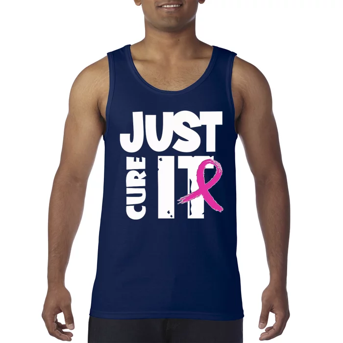 Just Cure It Breast Cancer Ribbon Tank Top