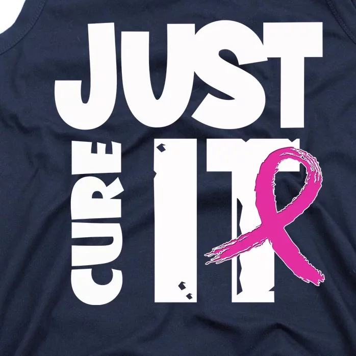 Just Cure It Breast Cancer Ribbon Tank Top