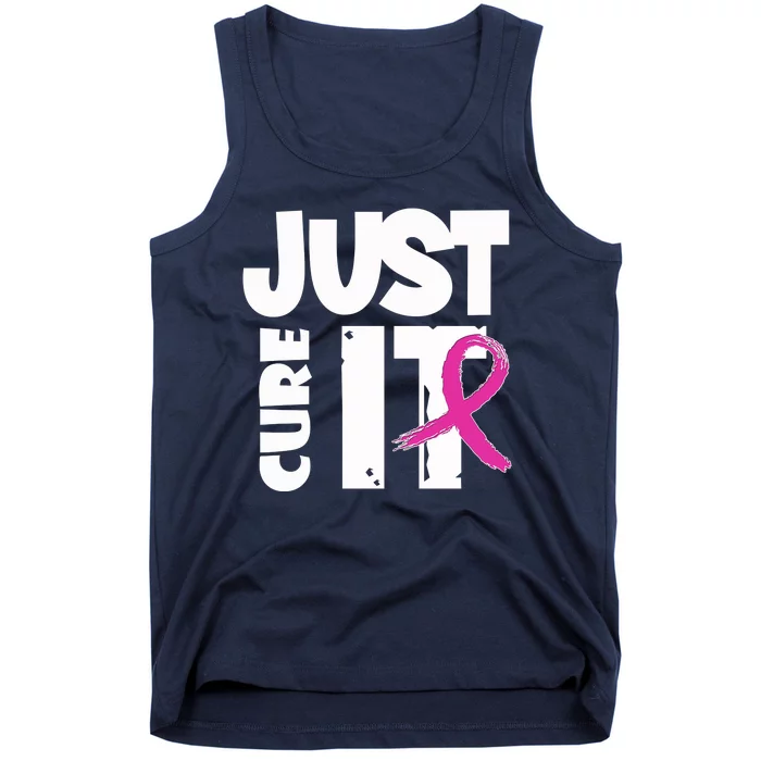 Just Cure It Breast Cancer Ribbon Tank Top