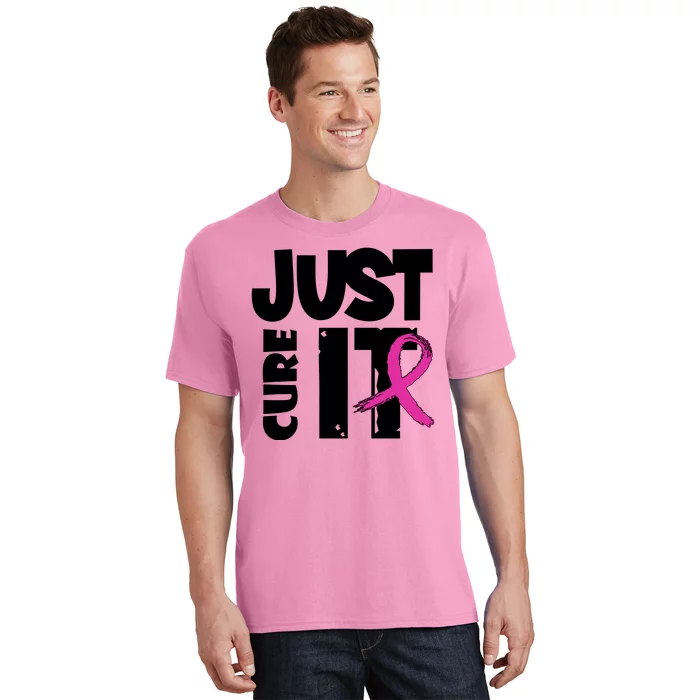 Just Cure It Breast Cancer Ribbon T-Shirt