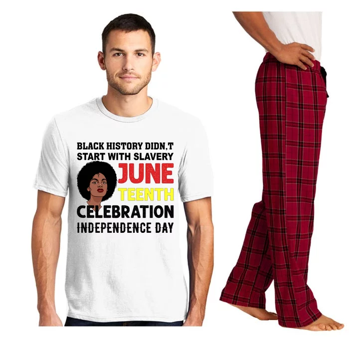 Juneteenth Celebration Independence Day Graphic Pajama Set