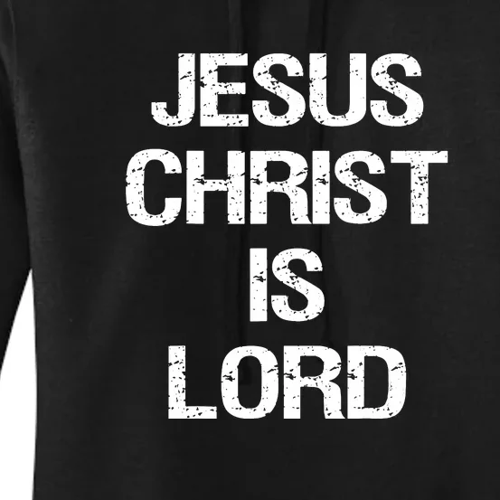 Jesus Christ Is Lord Christian Believer Women's Pullover Hoodie