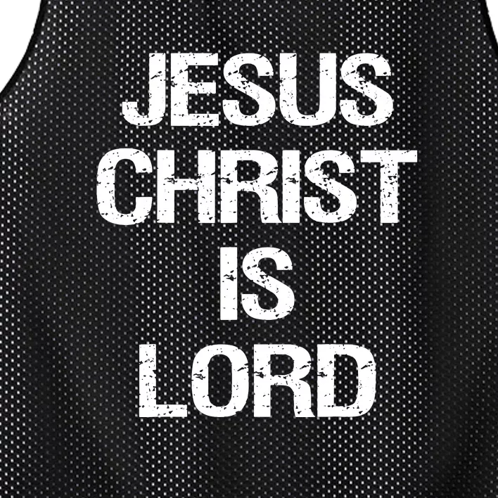 Jesus Christ Is Lord Christian Believer Mesh Reversible Basketball Jersey Tank