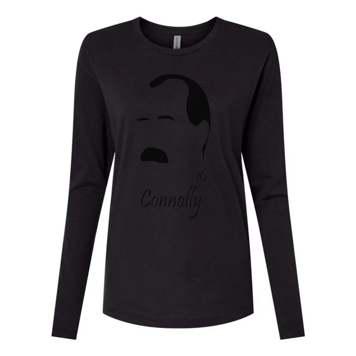 James Connolly Irish Easter Rising 1916 History Womens Cotton Relaxed Long Sleeve T-Shirt