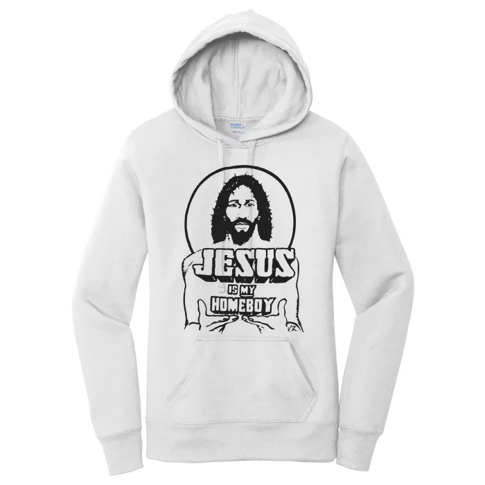 Jesus Christian Is My Homeboy Funny God Women's Pullover Hoodie