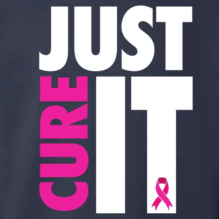 Just Cure It Breast Cancer Awareness Ribbon Toddler Hoodie