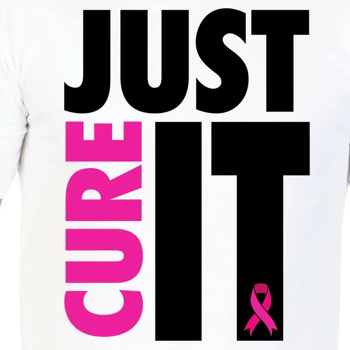 Just Cure It Breast Cancer Awareness Ribbon Comfort Colors T-Shirt