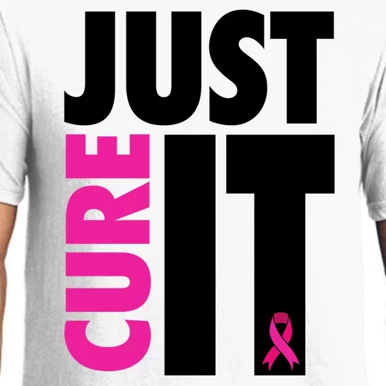 Just Cure It Breast Cancer Awareness Ribbon Pajama Set