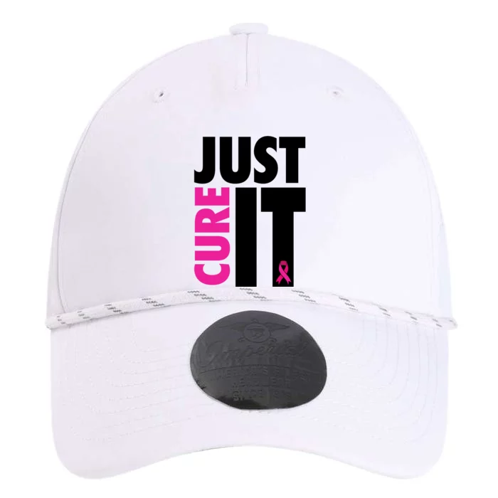 Just Cure It Breast Cancer Awareness Ribbon Performance The Dyno Cap