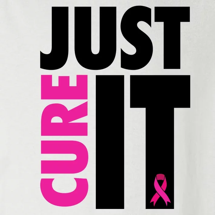 Just Cure It Breast Cancer Awareness Ribbon Toddler Long Sleeve Shirt